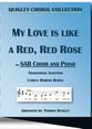 My Love is Like a Red,Red rose SAB choral sheet music cover